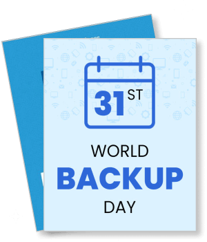 31st march world backup day calendar reminder template