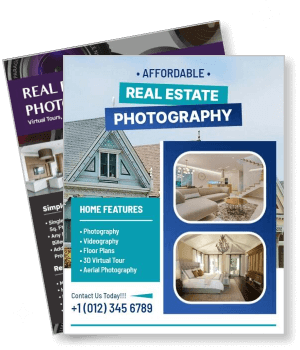 affordable real estate photography service promotional template