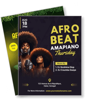 afrobeat amapiano thursday event dakar senegal template