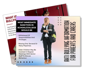 anti bullying information parents carers school sanctions guide template