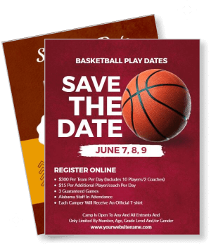 basketball play dates save the date flyer june 7 8 9 registration details template