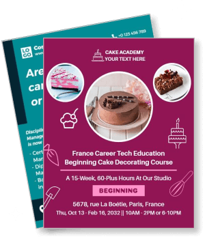 cake decorating course france career tech education beginning class schedule template