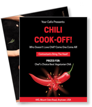 chili cook off event red pepper contest details template
