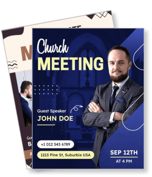 church meeting with guest speaker sept 12th event details template