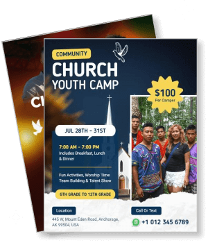 community church youth camp event anchorage schedule details template