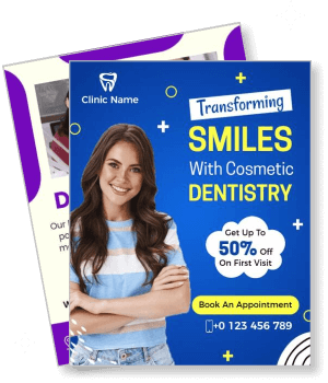 cosmetic dentistry promotional transforming smiles offer template
