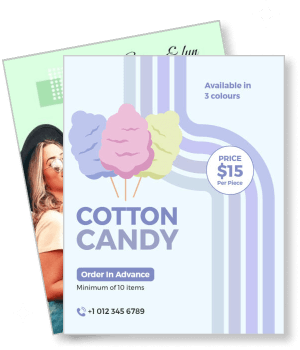 cotton candy order available pricing details template