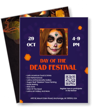 day of the dead festival anchorage event details skeleton face painting template