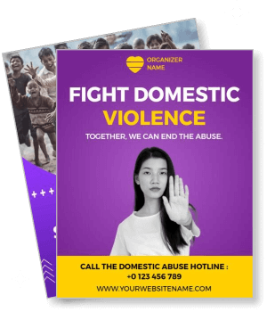 domestic violence awareness campaign hotline information template