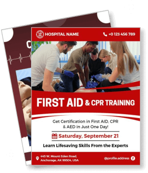 first aid cpr training with certification date and contact info template