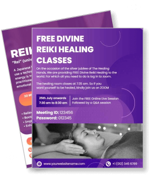 free divine reiki healing classes with online session details template