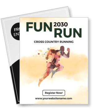 fun run 2030 cross country running event registration template