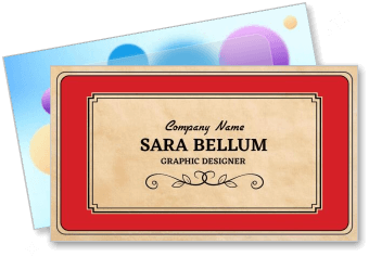 graphic designer business card template modern elegant design