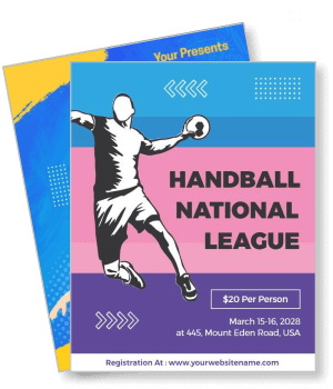 handball national league 2028 event registration template