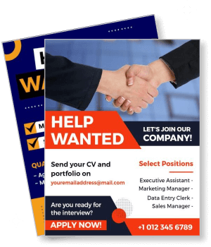 help wanted job openings executive assistant marketing manager template