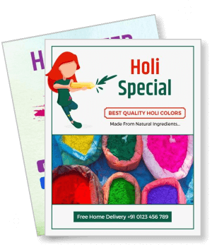 holi special best quality natural colors free home delivery template