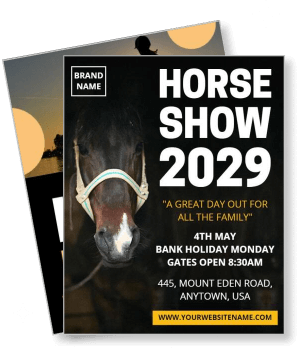 horse show 2029 bank holiday family event details template