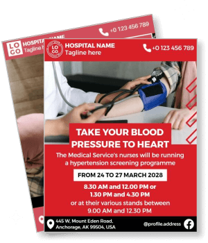 hospital blood pressure screening programme design template