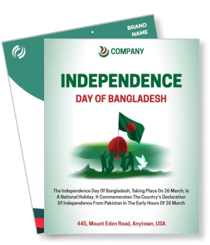 independence day bangladesh celebration event details template