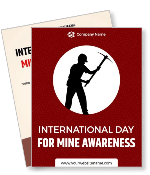 international day mine awareness template