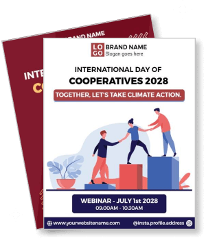 international day of cooperatives 2028 webinar climate action theme template