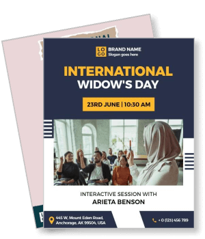international widows day event interactive session 23rd june arieta benson template