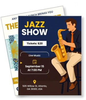 jazz show saxophonist ticket info september 15th atlanta template