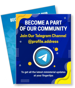 join telegram channel community ministerial updates invitation template