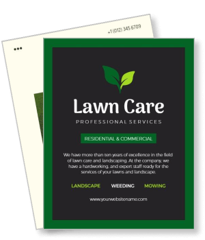 lawn care professional services residential commercial landscaping template