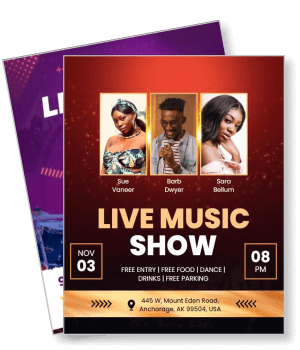 live music show november 3 anchorage free entry event template