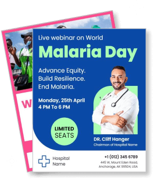 live webinar world malaria day advance equity end malaria event template