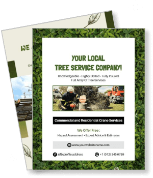 local tree service company commercial residential crane services template