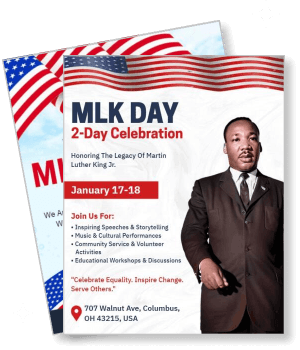 mlk day 2 day celebration honoring martin luther king jr event ohio template