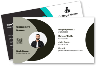 modern business card design with personal details template