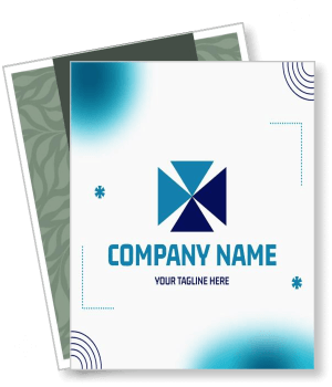 modern company logo business card design template