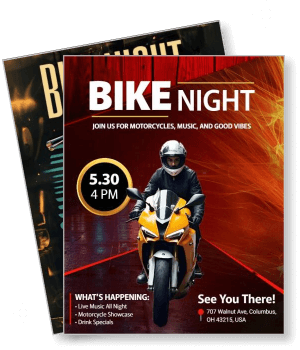 motorcycle event bike night live music showcase columbus template