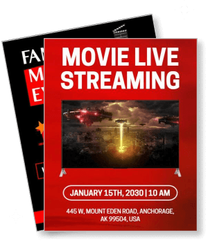 movie live streaming event january 2030 anchorage location template