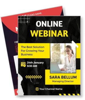 online webinar growing business solution january 24th template