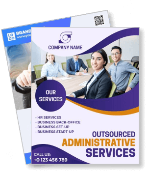 outsourced administrative services design template