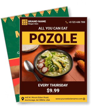 pozole all you can eat thursday special design template