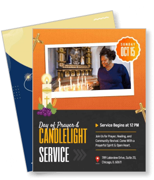 prayer candlelight service october 15 chicago event template