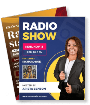 radio show with host arieta benson featuring richard roe november 13 template