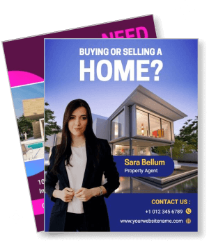 real estate agent buying selling home services template