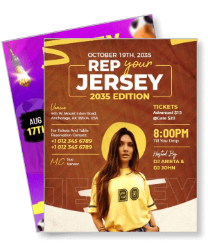 rep your jersey event october 2035 yellow jersey theme template