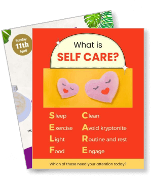 self care benefits and tips illustrated guide template