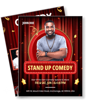 stand up comedy show red theme june 3rd 4th anchorage alaska template