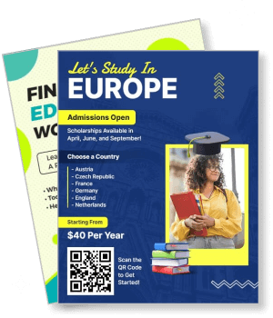 study abroad europe admissions scholarships educational template