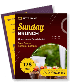 sunday brunch buffet all you can eat reservation details template