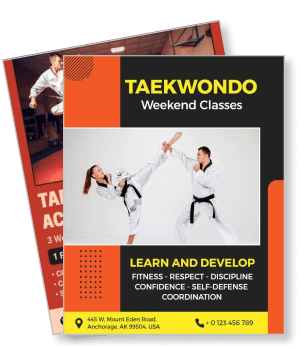 taekwondo weekend classes learn self defense fitness confidence discipline template