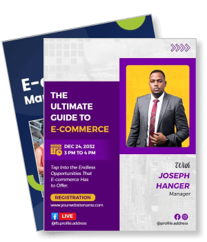 ultimate guide to ecommerce event with joseph hanger template